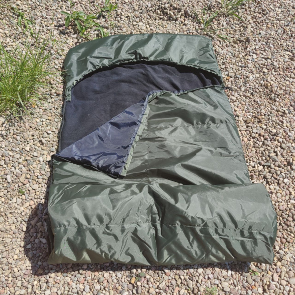 Спальный мешок с подголовником «Big Boy» одеяло Комфорт+ (210*85, до -10С) РБ, цвет Микс